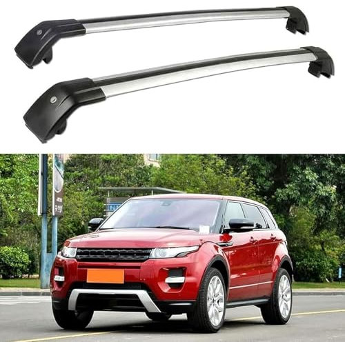 WSCDMCC Auto Dachträger für Land Rover Range Rover Evoque 2012+, 2 Stück Aluminium Dachgepäckträger Querträger Transport Zubehör