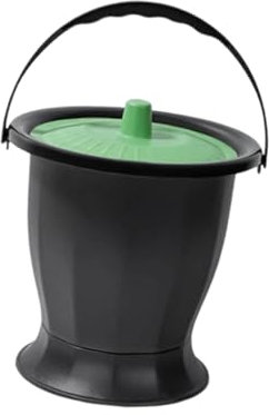 FashionCha Bouteille D'urinoir avec Couvercle pour Une Utilisation Au Chevet, Pot de Chambre pour Adultes et Enfants, Vert