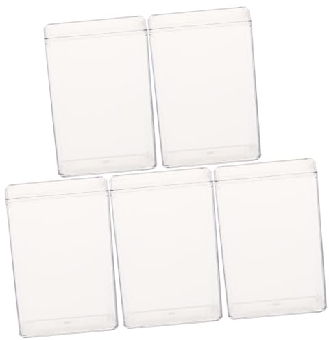 Transparente Modell Displaybox aus PET für Figurenmodelle, 5 Stück | Sammler Vitrine, Klare Hülle für Charaktermodelle, Stabile Ausführung, zum Ausstellen und Aufbewahren