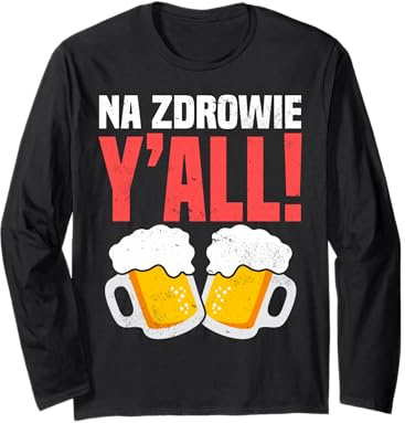 Polonia Na Zdrowie Y'all! Beer Toast Duo Image Manga Larga