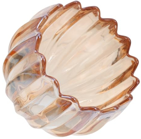 Glaslampenschirm Tulpenform mit 42-mm Öffnung für Tisch und Wandleuchten | Lampenschirm Glas, Vintage Klassisch, Glatte Oberfläche, Reiches Farbspiel, Pflegeleicht