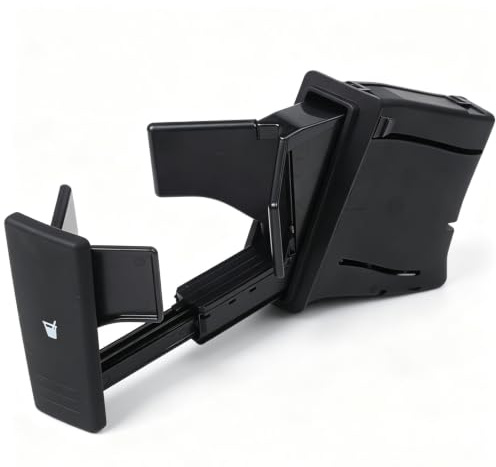 Car Cup Holder for Polo 9N 2002-2010, Center Console Cup Holder OEM 6Q0858602E Replacement, Black Plastic Interior Accessory