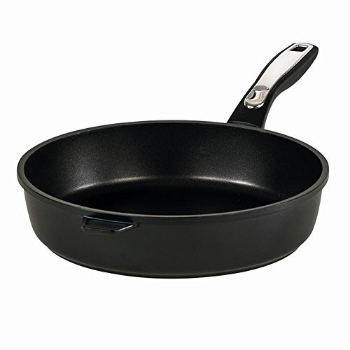 Krüger 21628D Aluguss-Pfanne tief Delta 28 cm, Aluminium, Schwarz