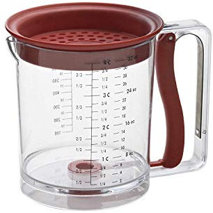 Swing-A-Way Fett-/Soßentrenner für 4 Tassen, Rot