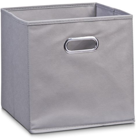 Zeller 14130 Aufbewahrungsbox, Vlies, L 28 x B 28 x H 28 cm, grau