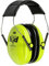 3M Peltor kid Casque anti-bruit H510, vert fluo/noir