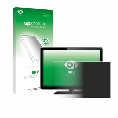 upscreen Blickschutzfolie für Displays 15.6 (39.6 cm) [345x194 mm, 16:9] | Anti-Spy Displayschutz Made in Germany Standardgrößen Privacy Screen Protector Sichtschutz Blaulichtfilter Klare Folie