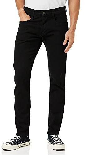 Replay Herren Jeans Anbass Slim-Fit, Black 098-2 (Schwarz), 29W / 30L