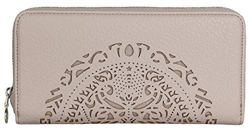 Desigual Donna Intera Mone TRIBAL Zip ARO, 1008, U, Beige (Crudo Beige)