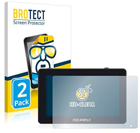 brotect Protection Ecran pour Feelworld F6 Plus (2 Pièces) - Film Protection Ultra Clair