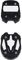 TECNOPRO Unisex – Erwachsene Gripwalk Skistiefel Pads, Black/White, 1size