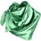 YOFASEN Hijab Kopftuch für Damen - 1 Stück Einfarbig Satin Muslimische Islamische Kopfbedeckung Frauen Gesichtsschleier Schal Turban 90x90 cm, Grün