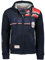 Geographical Norway Felpa sweatshirt maglia Faponie Uomo Men manica lunga long sleavess Full Zip Cappuccio Hood SR607H