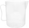 iplusmile Jarra Medidora de 500 Ml - Tazas de Medición de Plástico Transparente - Herramientas de Medición de Volumen de Varios Tamaños Tazas de Muestra con Asas