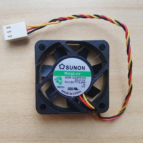 CYRMZAY Compatible for Sunon KDE1204PFV3 40mm 4CM 4010 DC 12V 0.8W 3-Pin Cooling Fan