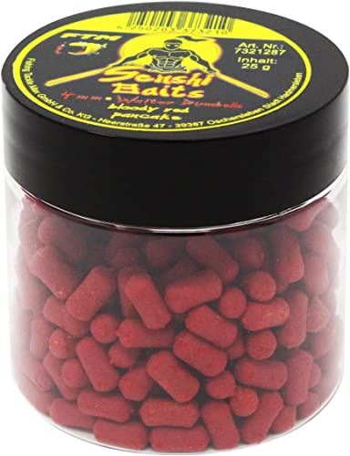 FTM Senshi Baits 4mm Wafter Dumbell Bloody RED Pancake