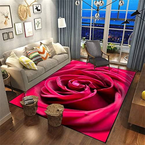RUGMRZ Balkon Teppich Home festliches Wohnzimmer Schlafzimmer waschbar und anpassbar Flur Teppich rot Teppich für Schlafzimmer Auto teppiche Balkon Teppich Spiele teppich180x280CM