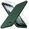 TOCOL Silicone for iPhone SE Case, Liquid Silicone Multi-Color Slim Silky-Soft Touch Anti-Scratch Shockproof Protective Phone Cover, Alpine Green