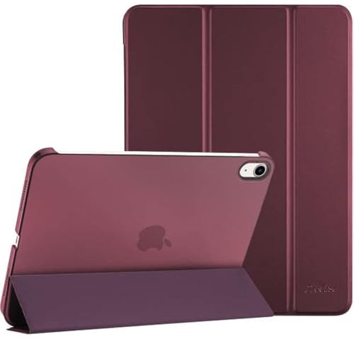 ProCase Hülle für iPad A16 11 Generation 2025 11/ iPad 10. Generation 2022 10,9'' Case Leicht Dünn Hart Schutzhülle Smart Cover Hülle Auto Wake/Sleep -Wein