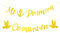 BURGEON Erstkommunion Festoon Papier Banner Girlande Gold