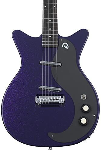 DANELECTRO GUITARRA BLACKOUT 59 - ESPELO DE METAL, MORADO