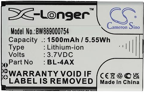 vhbw Akku kompatibel mit Nokia 6300 4G TA-1286, TA-1287, TA-1291, TA-1294, TA-1307, TA-1324 Handy Smartphone Telefon (1500 mAh, 3,7 V, Li-Ion)