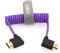 SZRMCC Cavo HDMI 8K 2.1 Ultra Alta Velocità - Spirale Intrecciato per Z Cam E2, Portkeys BM5, Atomos Shinobi Ninjav V Monitor, Canon Camera