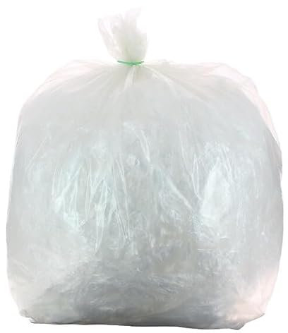 Sac poubelle 50 litres HD transparent carton de 20 rl de 25 sacs