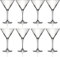 Cristal D'arques Martini Cocktail Glasses - Set of 8 - Height 18.8 x Width 12cm, 300ml