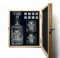 Whisky Set mit Gravur Wikinger personalisiert Karaffe 700 ml und Gläser verschiedene Motive Walhalla Thor Schiff Geschenkbox (Motiv 2: Helm, Karaffe + 4 Gläser)