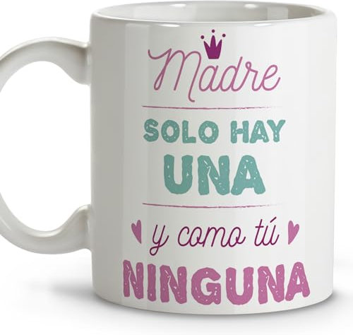 Tazas mama. Tazas originales para regalar. Regalo madre. Regalos para madres. Taza cerámica 330 ml. Dia de la madre.