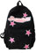 BILIPOPX Niedlicher Rucksack für Damen, Stern-Design, Y2K, Kawaii, ästhetisch, flauschig, Cord, Schwarz, Tagesrucksäcke