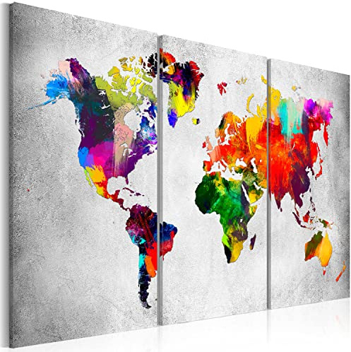 B&D XXL - Acrylglasbild Geschenke Heimdekoration, 60x40 cm, 3-teilig | Hochwertige Leinwand, sofort aufhängbar, ideal fürs Wohn- oder Schlafzimmer, wasserfest und lichtecht, langlebig, stilvoll