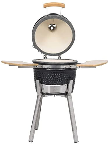 Kamado - Parrilla de cerámica para ahumar de 81 cm para casa y jardín, cocina y comedor (29,44 kg)