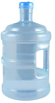 3L/5L (101/170 Oz transparent) Wasserflasche mit Abdeckung Große Wasserflasche mit Abdeckung Gym Wasserflasche mit Griff Gallon Wasserkrug Außengriff Große Kapazität Wasser (5L)