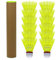 Dondeen Nylon Badminton Kork Federbälle 12 Stück Bälle für Anfänger, Freizeit, Training, Indoor und Outdoor Spiele (Yellow)
