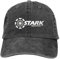 Neutrale atmungsaktive Iron Man-Unisex-Baseballkappen aus reiner Baumwolle Tony Stark Industries-Held Distressed-Denim-Kappe Hutaktivitäten verstellbare Snapback-Mütze personalisierte Geschenke