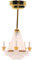 1PC Dollhouse Lights with LEDs 1:12 Scale Dollhouse Lamp Battery Operated Plastic Toy Models Realistic Dollhouse Chandelier for Dollhouse Indoor DIY Craft Accessories, Candle Chandelier