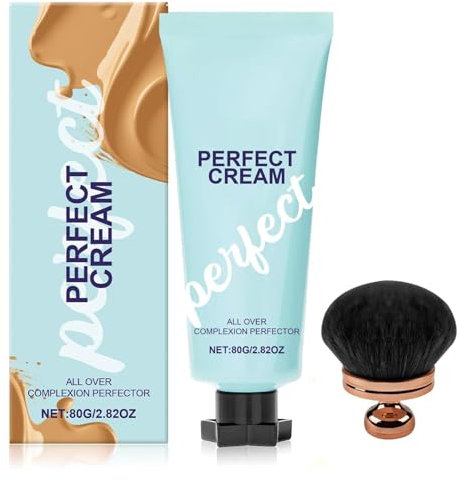 All Over Complexion Perfector, mit Bürsten,Body Coverage Perfector für Beine, Long-Lasting CC Cream Foundation,Hydrating Full Coverage Concealer,Waterproof Skin Tint (Medium, 80g)