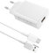 Rápida 18W Cargador para Samsung,18W Quick Charge 3.0 Fuente de Alimentación con Cable de 2M,Cargador Movil Carga Rapida para Samsung Galaxy S24/S23/S22/S21/S20/S10/S9/A13/A14/A33,Huawei,Sony