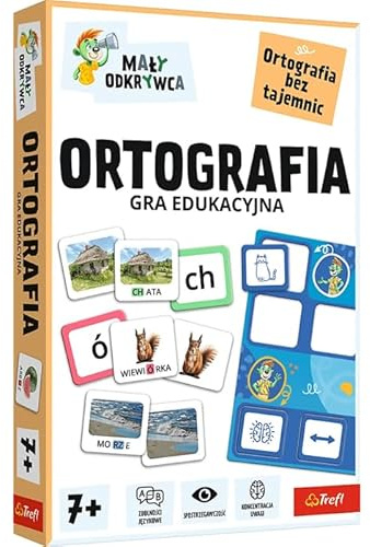 Trefl - Orthographie - Kleiner Entdecker Lernspiel für Kinder ab 7 Jahren