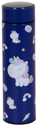 Oh My Pop! Sweety-Botella Inteligente Block, Azul Oscuro, 500 ml