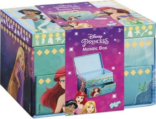 Totum Disney Princess Schmuckschatulle - Bastelset Schmuckkästchen dekorieren