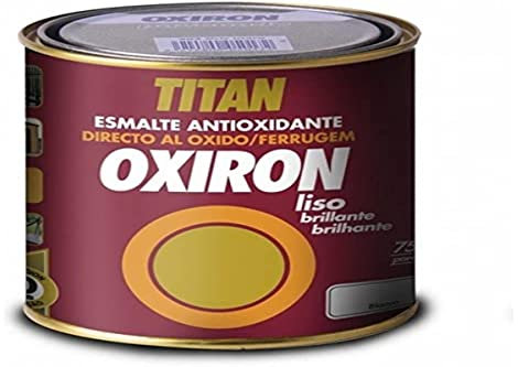ESMALTE METÁLICO ANTIOXIDANTE OXIRON LISO BRILLANTE BLANCO 750ml TITAN 02C456634