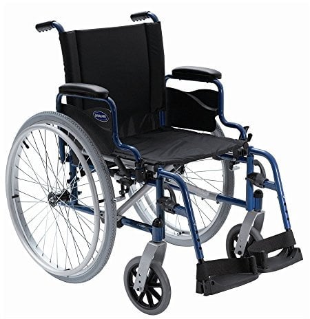 Invacare Rollstuhl aus Stahl - Autopropulsable, Breite der Sitzhöhe 43 cm