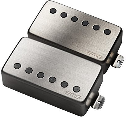 EMG JH James Hetfield Tonabnehmer-Set, gebürstetes Chrom