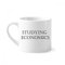 DIYthinker Frase Breve studiare economia Mini Tazza di caffè Bianco Ceramica Tazza di Ceramica con Il Regalo 6 Once Manico