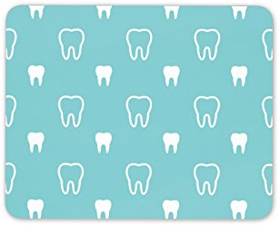 Teeth Mouse Mat Pad - Dentist Dental Nurse Reception Tooth Gift Computer #8664