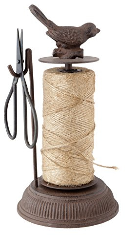 Garden Twine String Dispenser with Bird Top & Scissors Fathers Day Gardening Gift