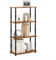 Furinno Turn-N-Tube Libreria a 4 Piani, Ciliegia Chiara (Light Cherry/Black), 109.86 x 29.46 x 59.94 cm
